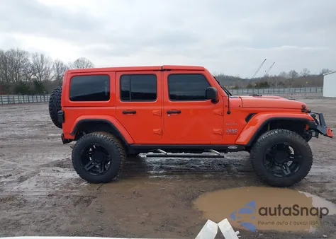 2018 Jeep Wrangler Unlimited Sahara 4X4 из США, поврежденный, VIN 1C4HJXENXJW247053